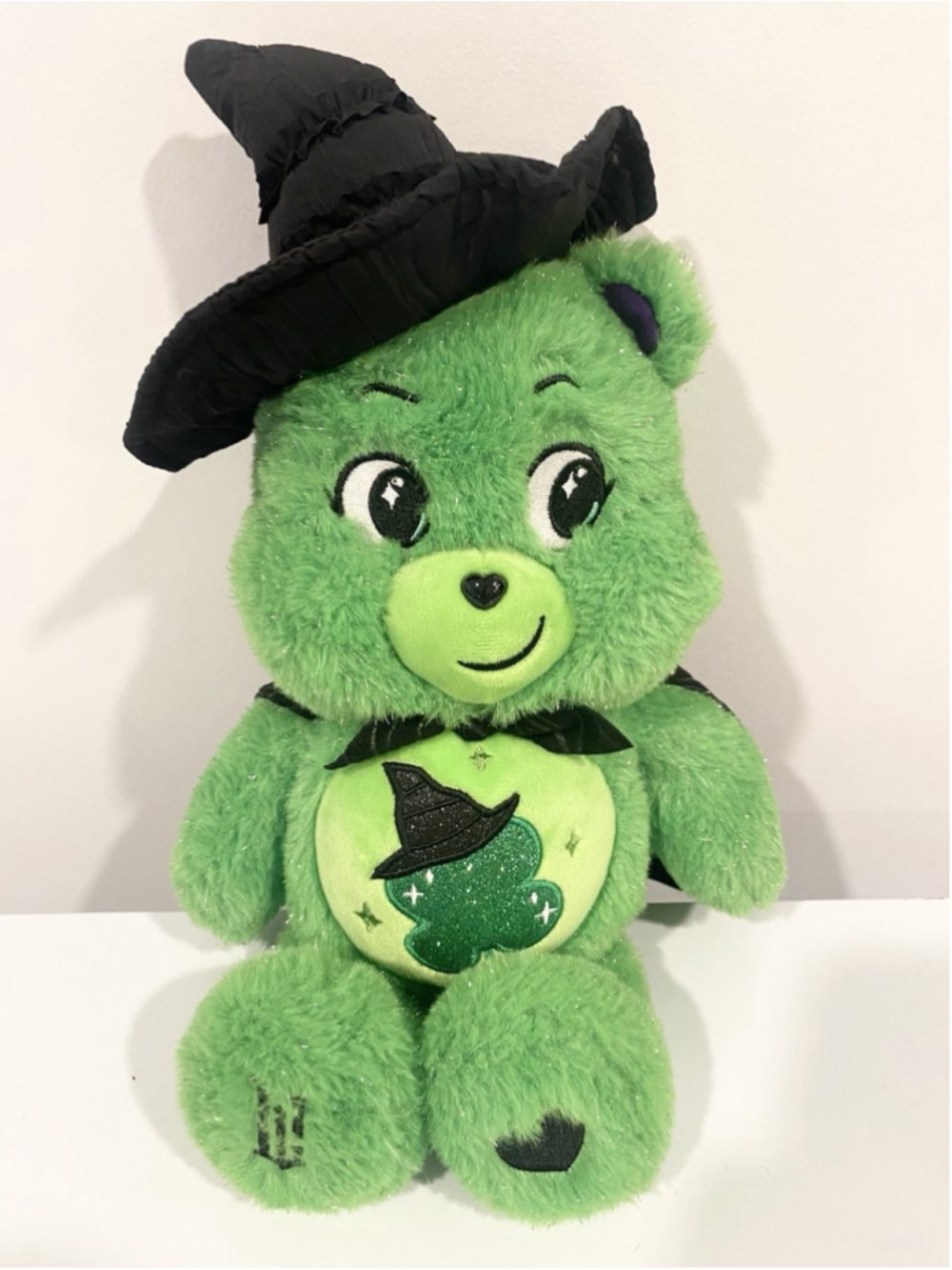 Care Bears Wicked Good Luck Bear Elphaba Plush 10” Witch Basic Fun 2025